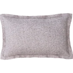 Sierkussen wol boucle taupe 60x42 cm