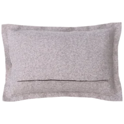 Sierkussen wol boucle taupe 60x42 cm