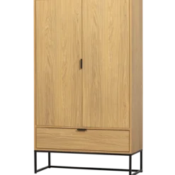 Silas 2-deurs kast eiken decor [fsc]