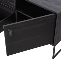 Silas tv meubel 180 cm essen blacknight [fsc]