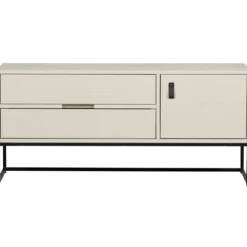 Silas tv meubel 120 cm grenen dust [fsc]
