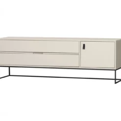 Silas tv meubel 180 cm grenen dust [fsc]