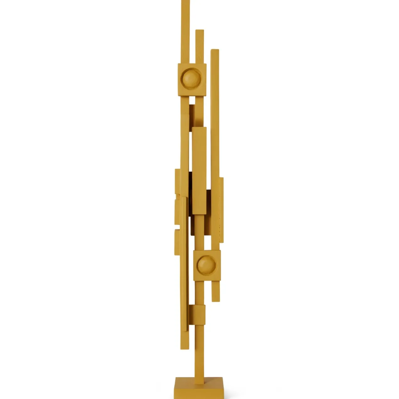 Skyline sculpture mustard L