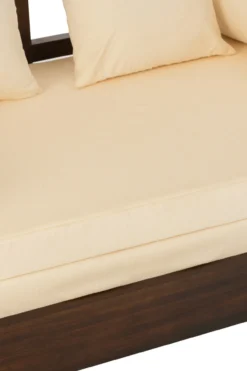 Slaapbank Carry Donkerbruin/Beige