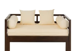 Slaapbank Carry Donkerbruin/Beige