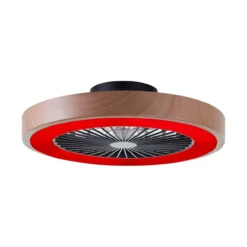 SLIMLINE PLAFONDVENTILATOR NATURE/ZWART