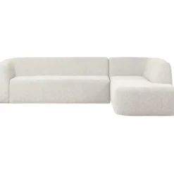 Sloping hoekbank rechts pearl melange