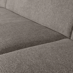Sloping u-vorm bank grijs melange
