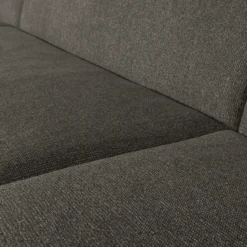 Sloping u-vorm bank melange grijs/zwart