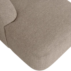 Sloping u-vorm bank naturel melange