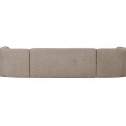 Sloping u-vorm bank naturel melange
