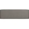 Sloping 3-zits bank grijs melange