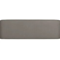 Sloping 3-zits bank grijs melange