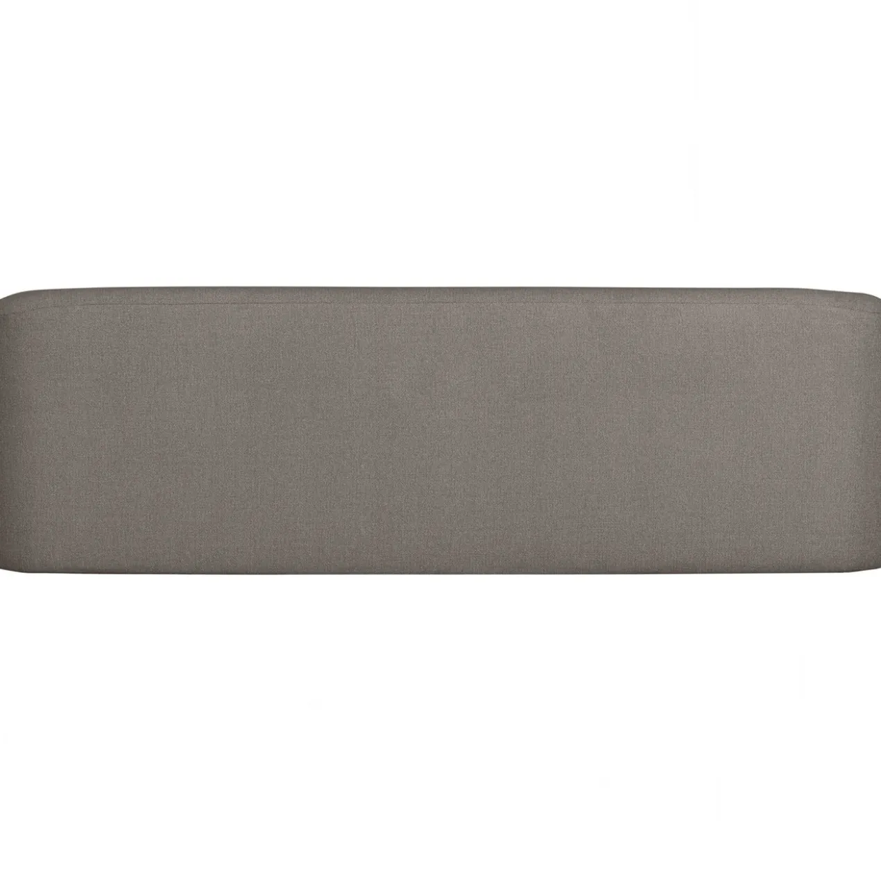 Sloping 3-zits bank grijs melange