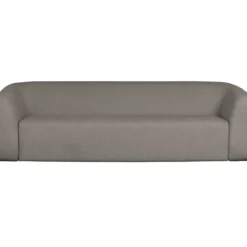 Sloping 3-zits bank grijs melange