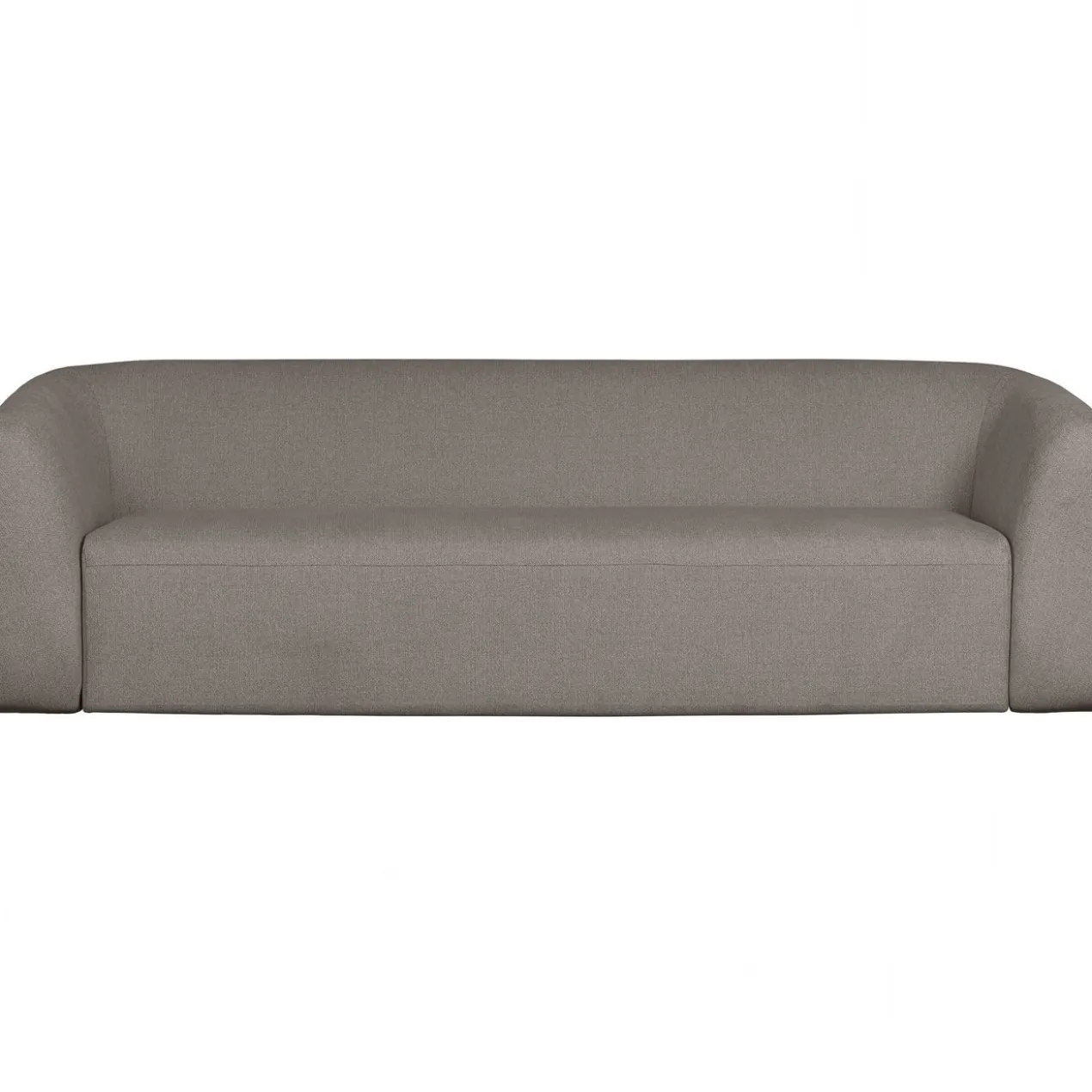 Sloping 3-zits bank grijs melange