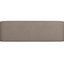 Sloping 3-zits bank lichtbruin melange
