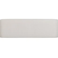 Sloping 3-zits bank pearl melange
