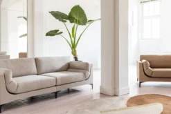 Sofa balcony 3-seater beige