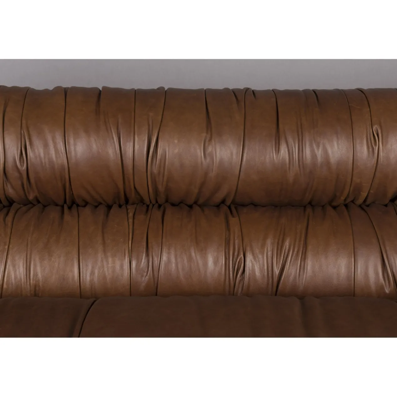 Sofa douglas wax leather chocolate