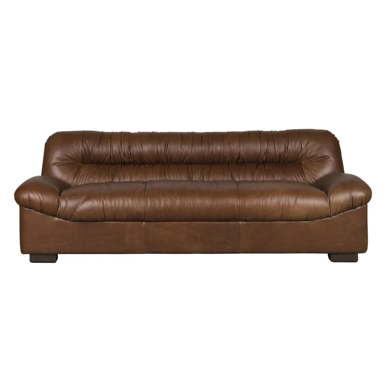 Sofa douglas wax leather chocolate