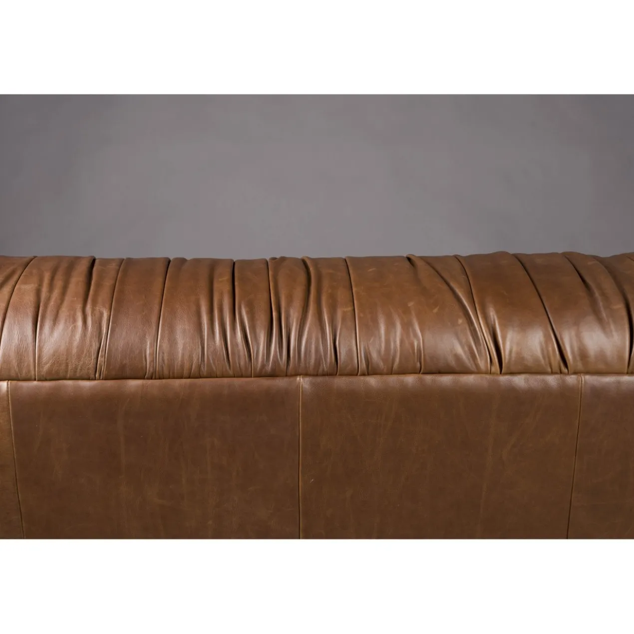 Sofa douglas wax leather chocolate