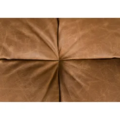 Sofa hackman 3-seater leather cognac