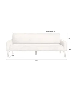 Sofa preston beige