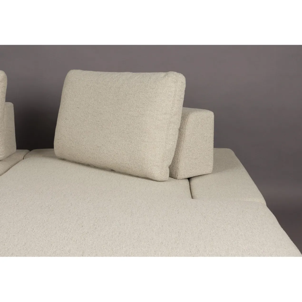 Sofa shelly off-white right chaise longue