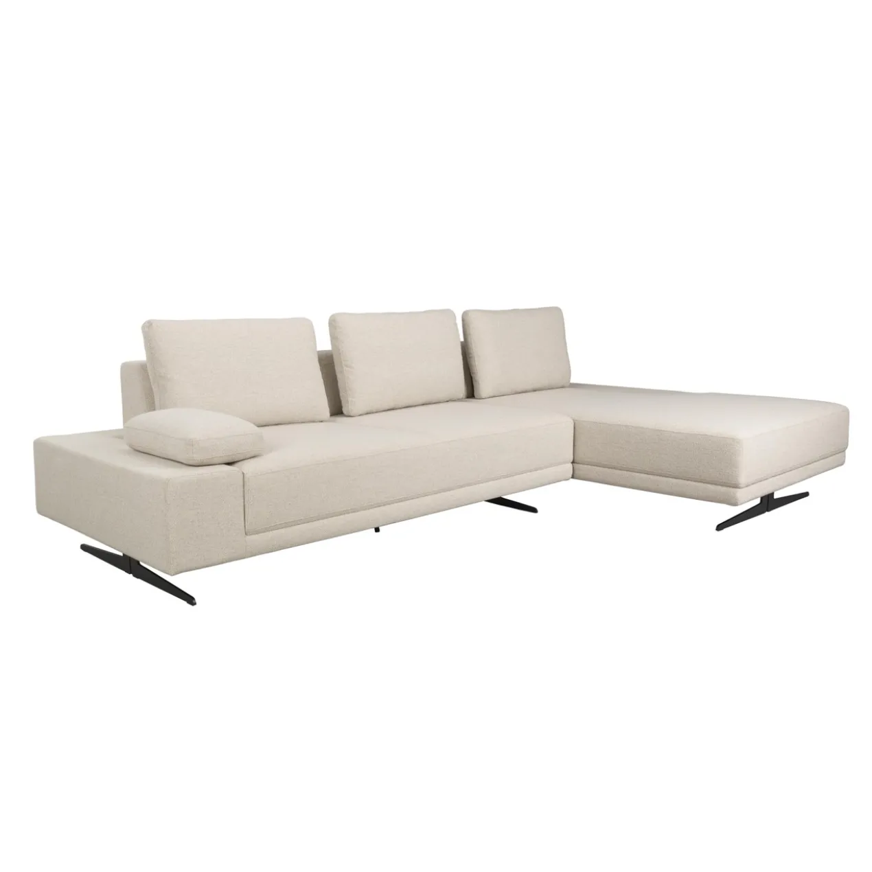 Sofa shelly off-white right chaise longue