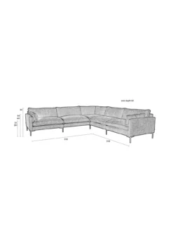 Sofa summer 7-seater anthracite