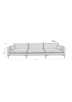 Sofa summer 7-seater anthracite