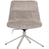 Soren verstelbare draaifauteuil wollig grijs