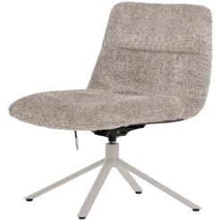 Soren verstelbare draaifauteuil wollig grijs