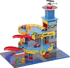 Speelgoed Garage Blauw inclusief auto,s