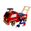 Speelgoed Loopwagen Brandweer XL