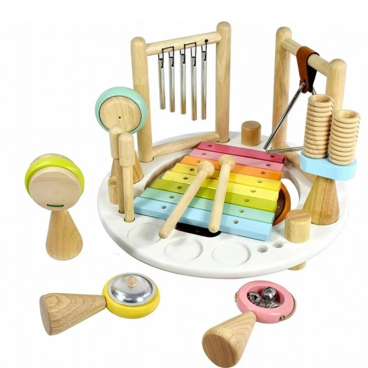 Speelgoed Muziekcenter Rond pastel