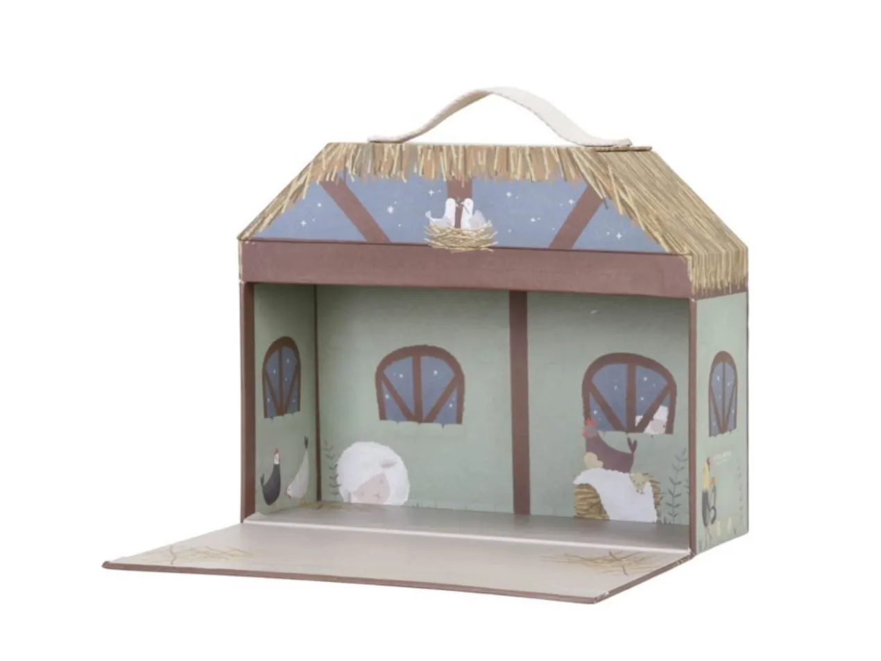 Speelkoffer kerststal