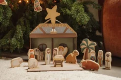 Speelkoffer kerststal