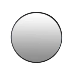 Spiegel Ø80 cm zwart