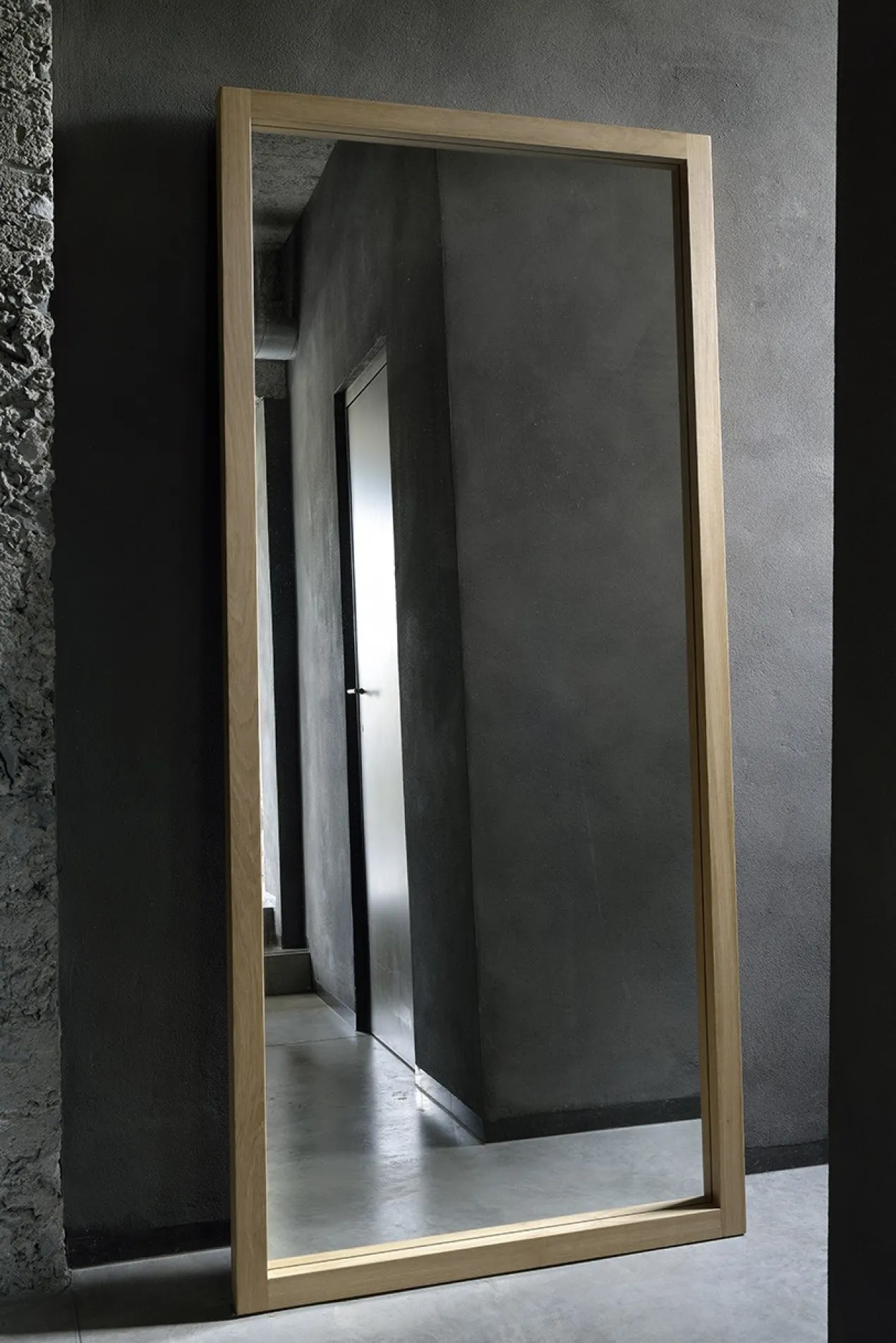 Spiegel Light Frame eiken