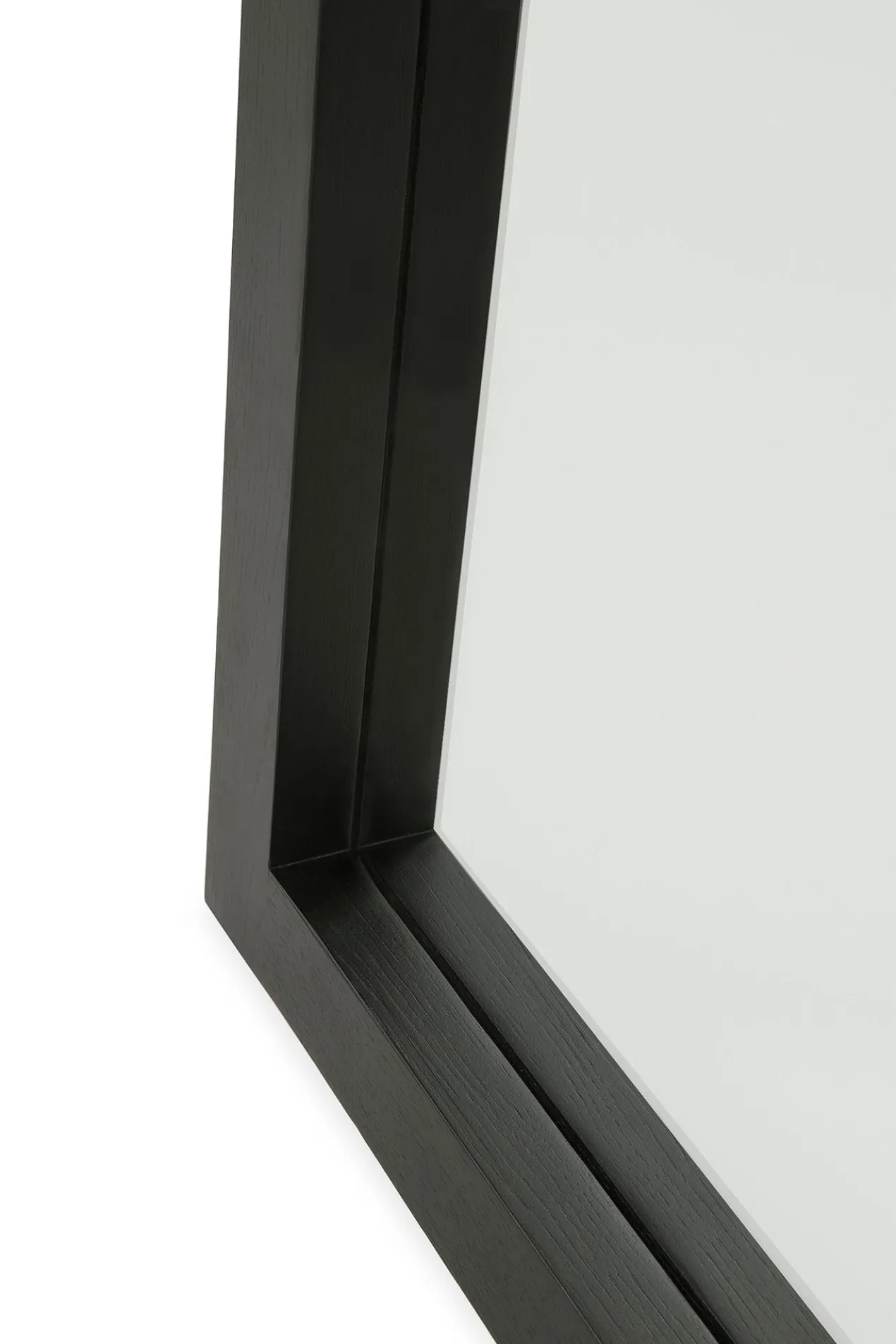 Spiegel Light Frame zwart eiken
