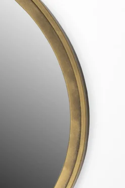 Spiegel Matz rond Goud
