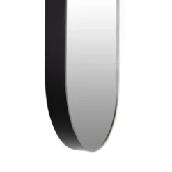 Spiegel ovaal 50x150cm - zwart