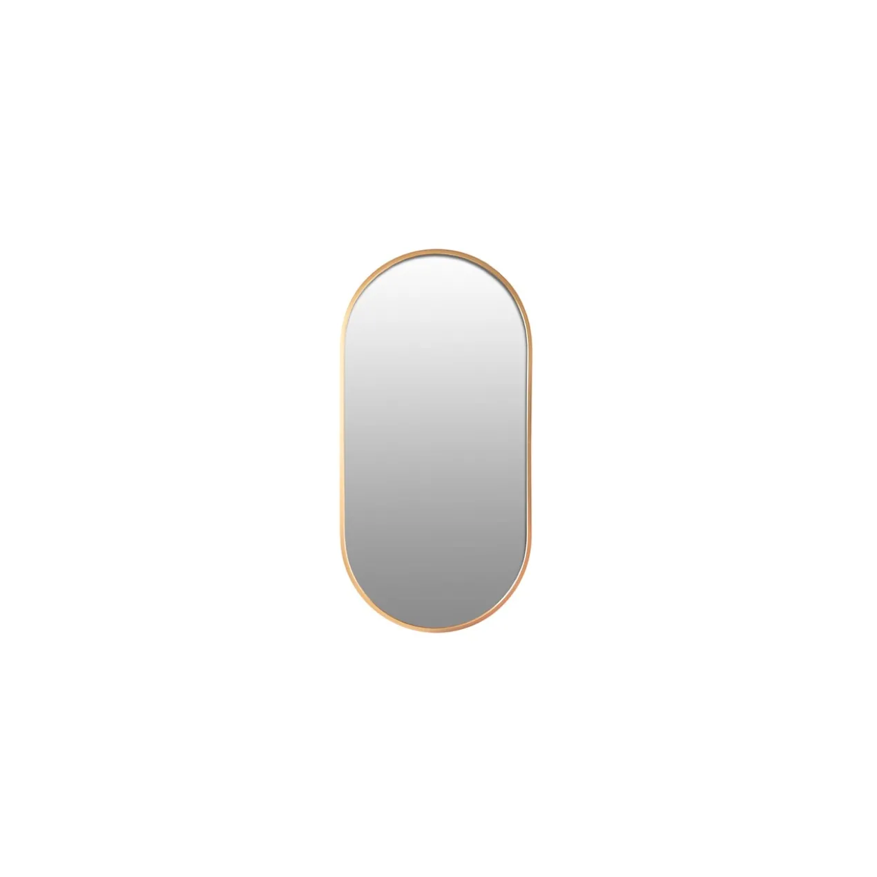 Spiegel ovaal 30x60 - goud