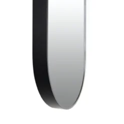 Spiegel ovaal 50x100 - zwart
