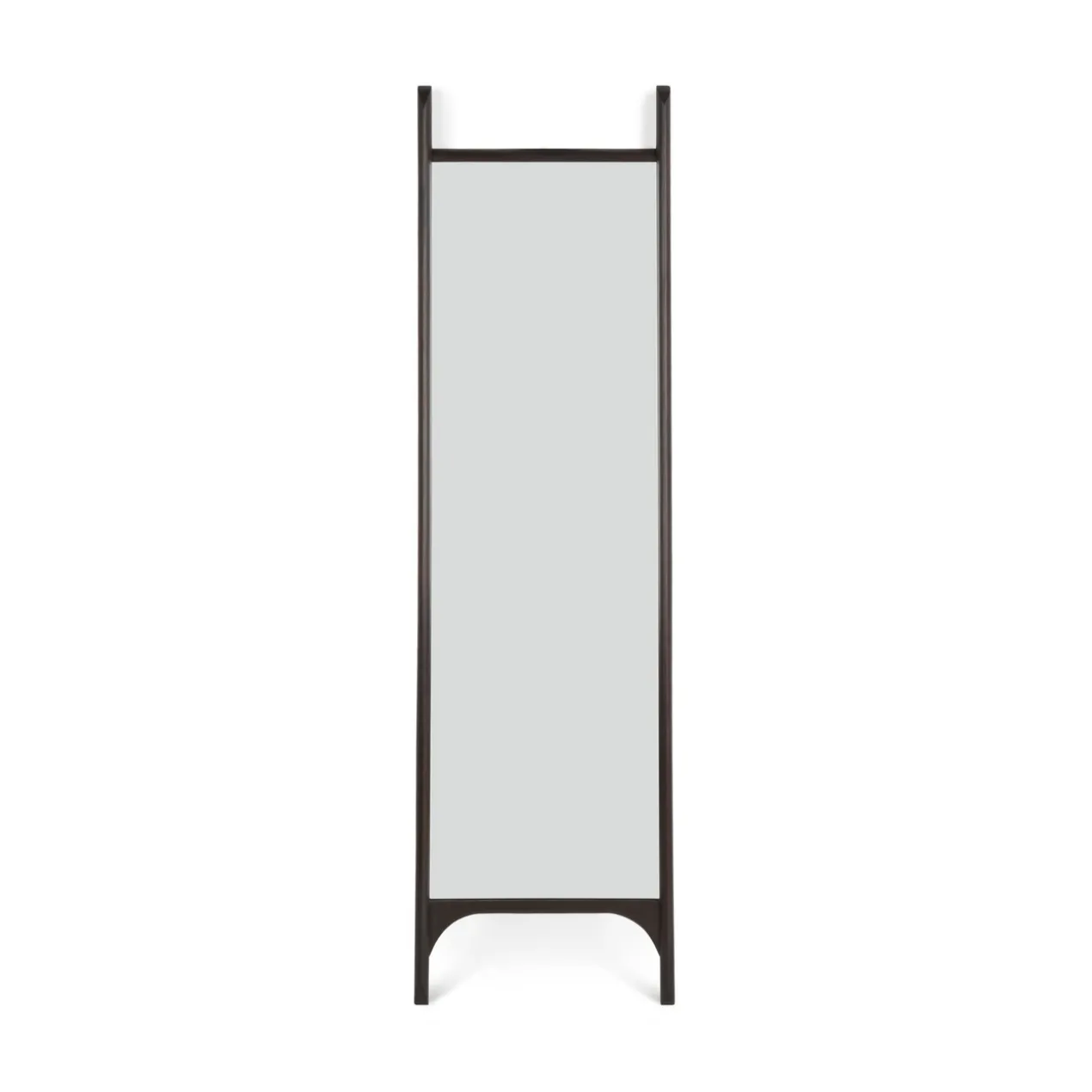 Spiegel staand PI donker mahonie 55x190cm