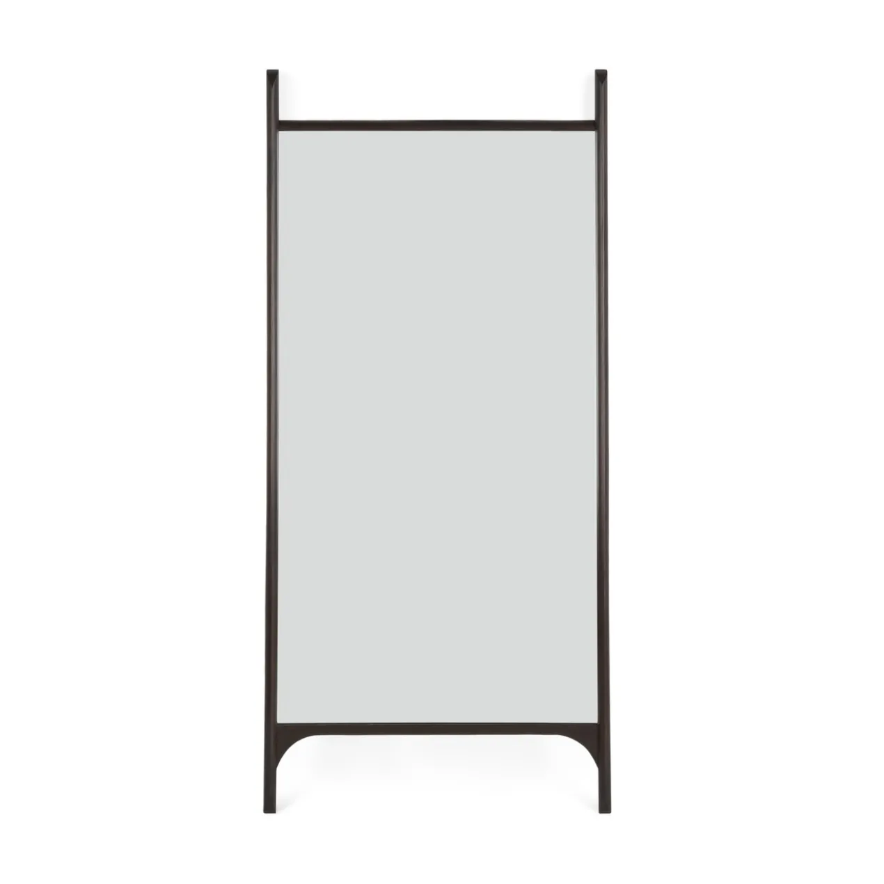 Spiegel staand PI donker mahonie 80x200 cm