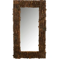 Spiegel Syma gerecycled hout