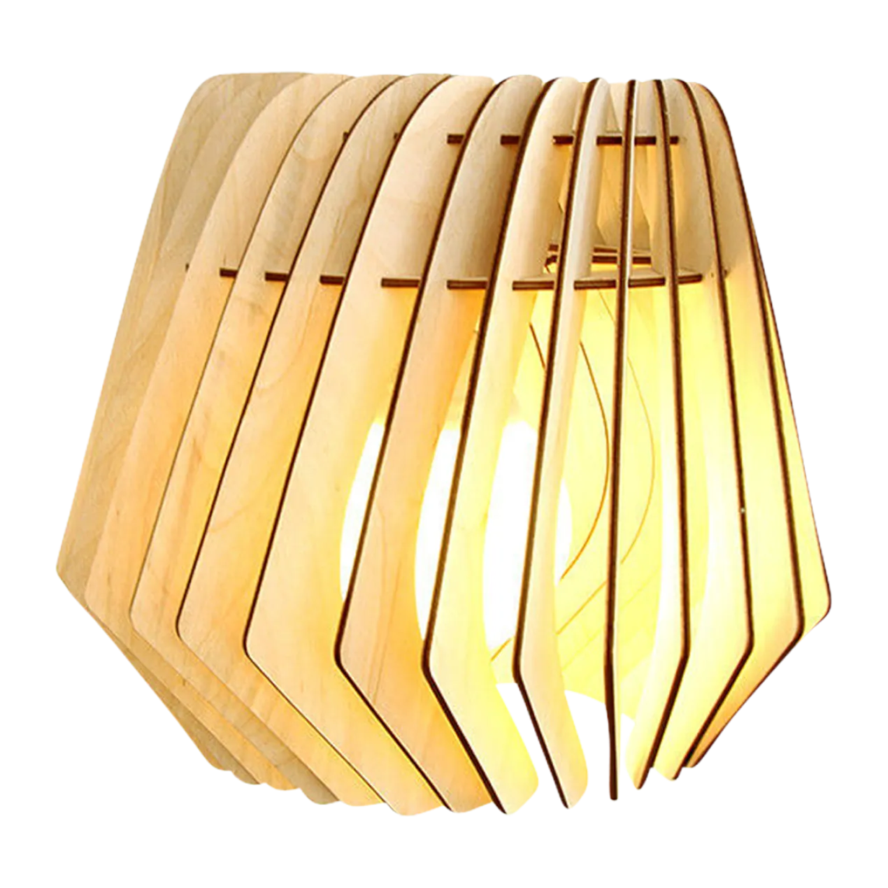 Spin M houten lampenkap medium